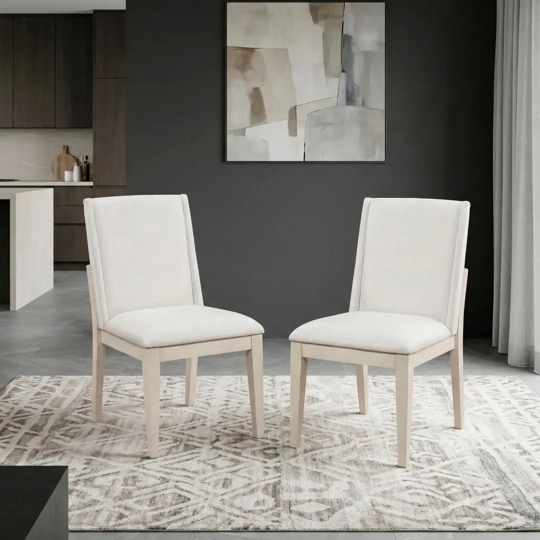 Tundra White Oak Dining Chair Set Of 2 By Homelegance | U-Trade Furniture Tundra White Oak Dining Chair Set Of 2 By Homelegance - Image 1