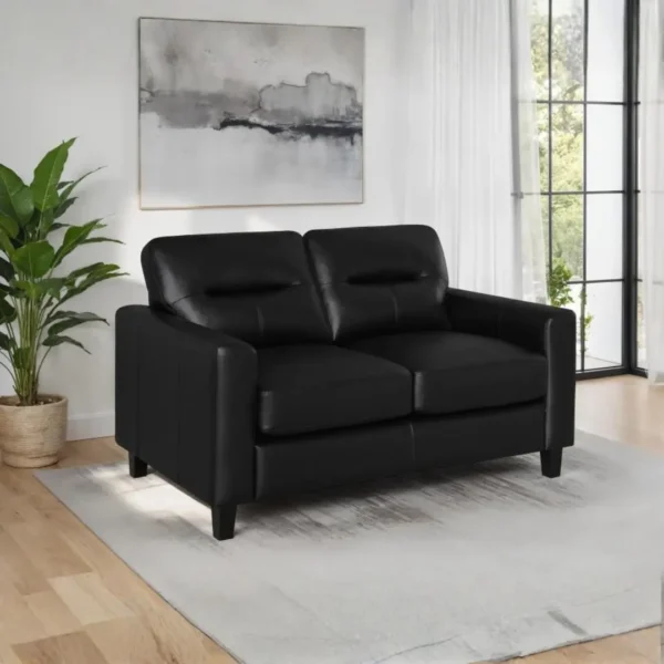 Scotland Three Piece Leather Sofa set By Coaster Furniture - Image 3