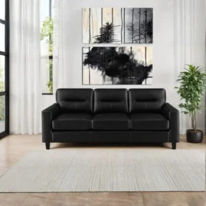 Scotland Faux Leather Sofa By Coaster Furniture