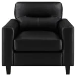 Scotland Faux Leather Chair By Coaster Furniture - Image 3