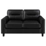 Scotland Faux Leather Loveseat By Coaster Furniture - Image 3