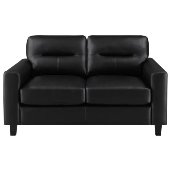 Scotland Faux Leather Loveseat By Coaster Furniture - Image 3