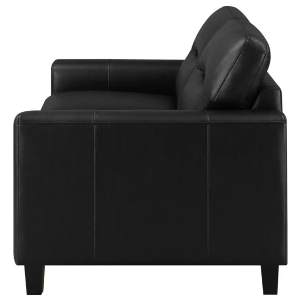 Scotland Faux Leather Loveseat By Coaster Furniture - Image 5