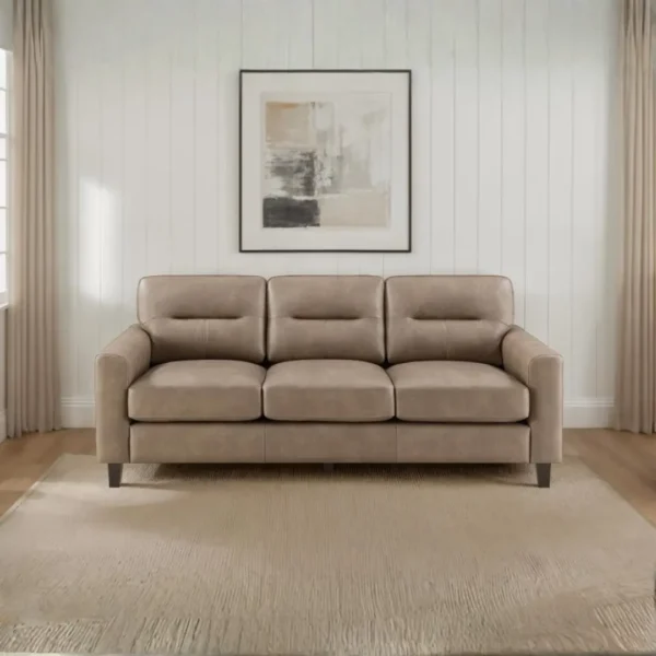 Scotland Faux Leather Sofa By Coaster Furniture - Image 2