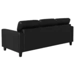 Scotland Faux Leather Sofa By Coaster Furniture - Image 5