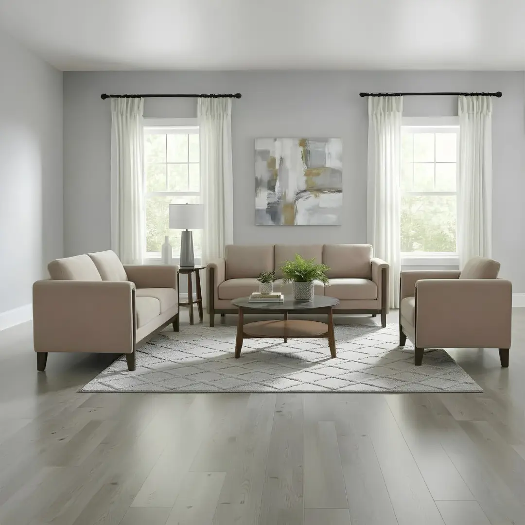 Islington 3-Piece Transitional Sofa Set By Coaster Furniture | U-Trade Furniture Transitional Sofa Set
