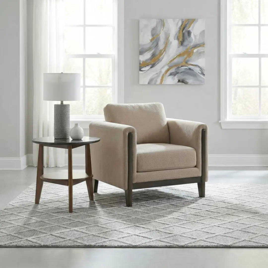 Islington Taupe Living Room Chair By Coaster Furniture | U-Trade Furniture Taupe Living Room Chair