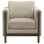 Islington Taupe Living Room Chair By Coaster Furniture - Image 2