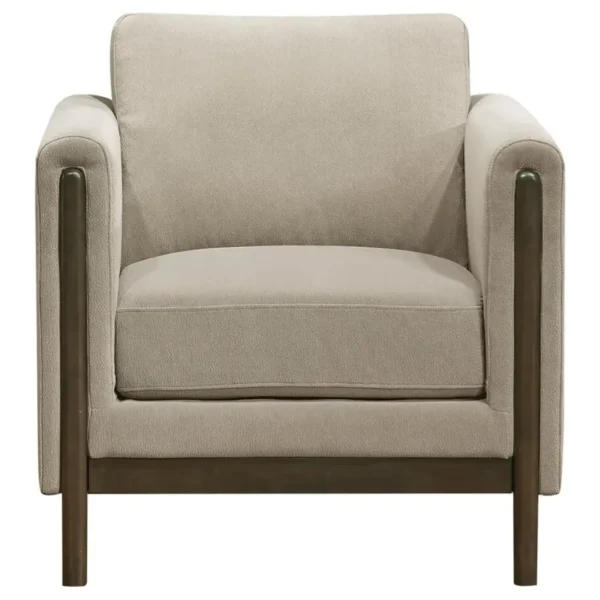 Islington Taupe Living Room Chair By Coaster Furniture - Image 2