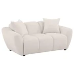 Destino Greige Plush Loveseat By Coaster Furniture - Image 2