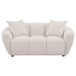 Destino Greige Plush Loveseat By Coaster Furniture - Image 3