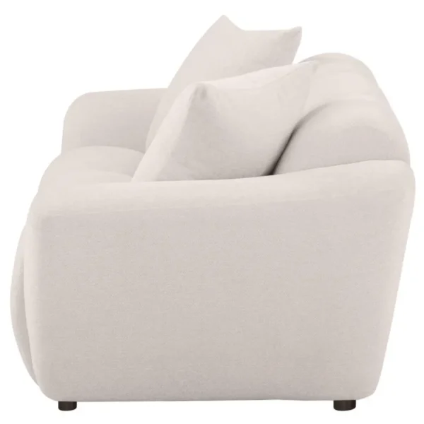 Destino Greige Plush Loveseat By Coaster Furniture - Image 4