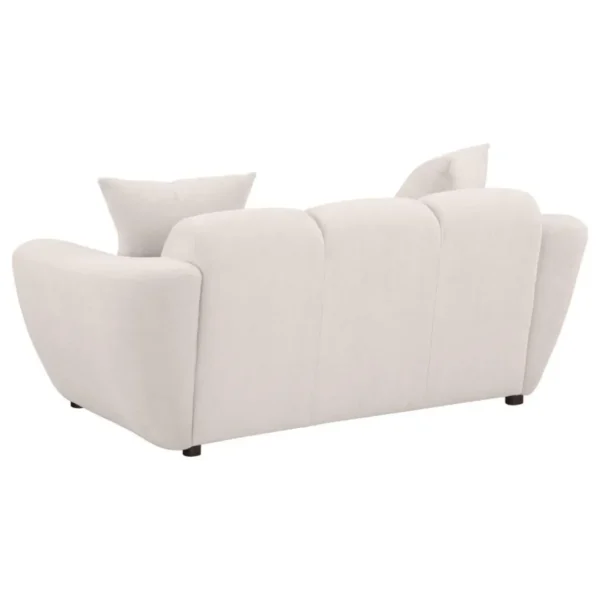 Destino Greige Plush Loveseat By Coaster Furniture - Image 5