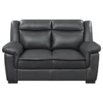 Arabella 3-Piece Gray Living Room Sofa Set By Coaster Furniture - Image 3