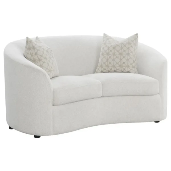 Rainn 3-Piece Boucle Sofa Set By Coaster Furniture - Image 3