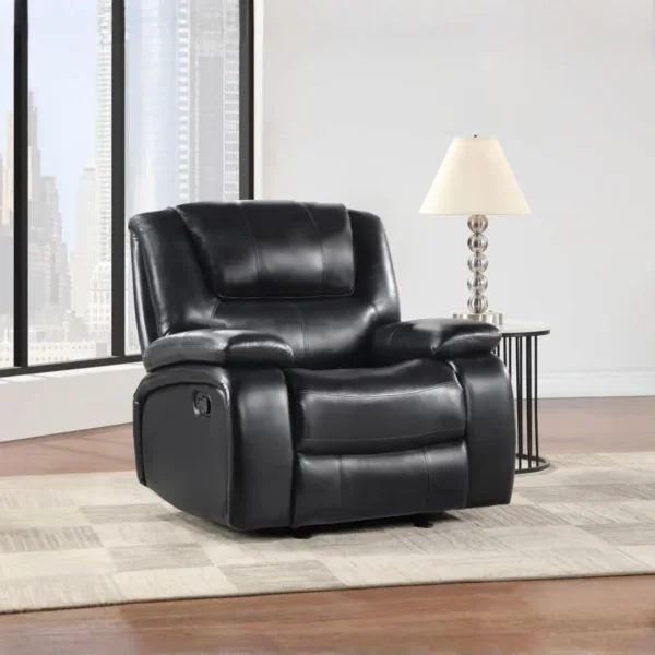 Camila Leather Glider Recliner Chair By Coaster Furniture - Image 4