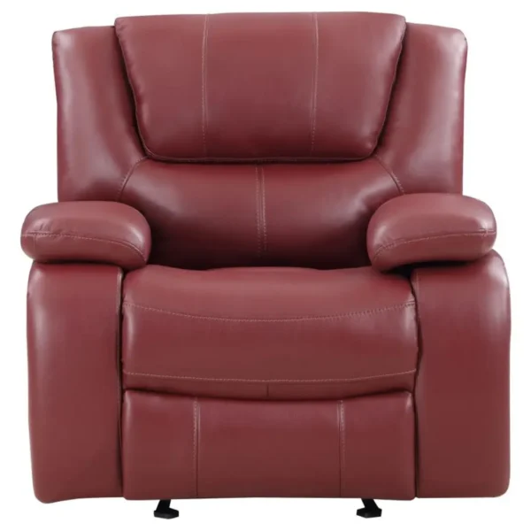 Camila Leather Glider Recliner Chair By Coaster Furniture - Image 5