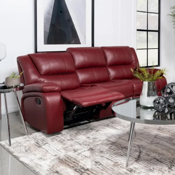 Camila Manual Recline Sofa By Coaster Furniture - Image 2