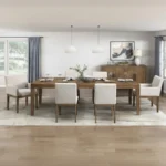 7 Piece Transitional Dining Set