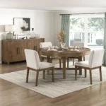 Round Dining Room Table and Chairs