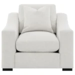 Ashlyn Fabric Upholstered Track Arm Chair Sand By Coaster Furniture - Image 2