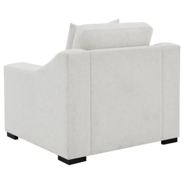 Ashlyn Fabric Upholstered Track Arm Chair Sand By Coaster Furniture - Image 4