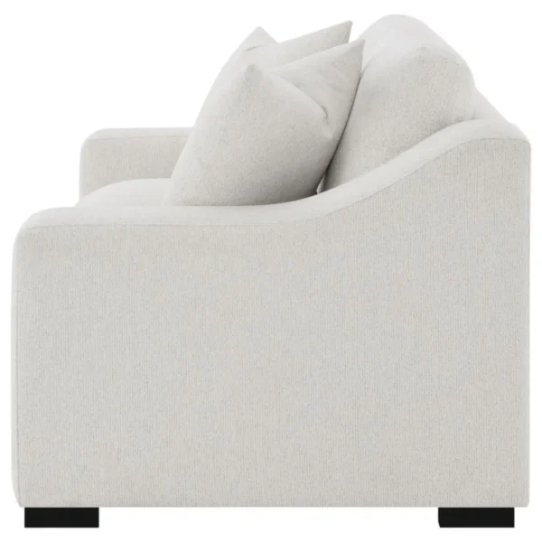 Ashlyn Fabric Upholstered Loveseat Sand By Coaster Furniture - Image 3