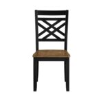 Tyler Transitional 7 Piece brown and black Dining Set By Homelegance - Image 3