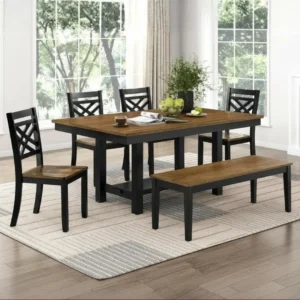 Dining Table Set With Bench