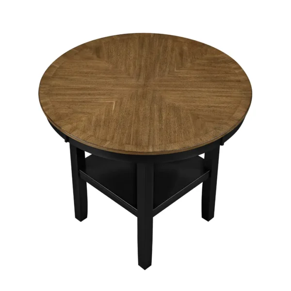 Tyler Transitional 5PC Round Counter Height Table Set By Homelegance - Image 4