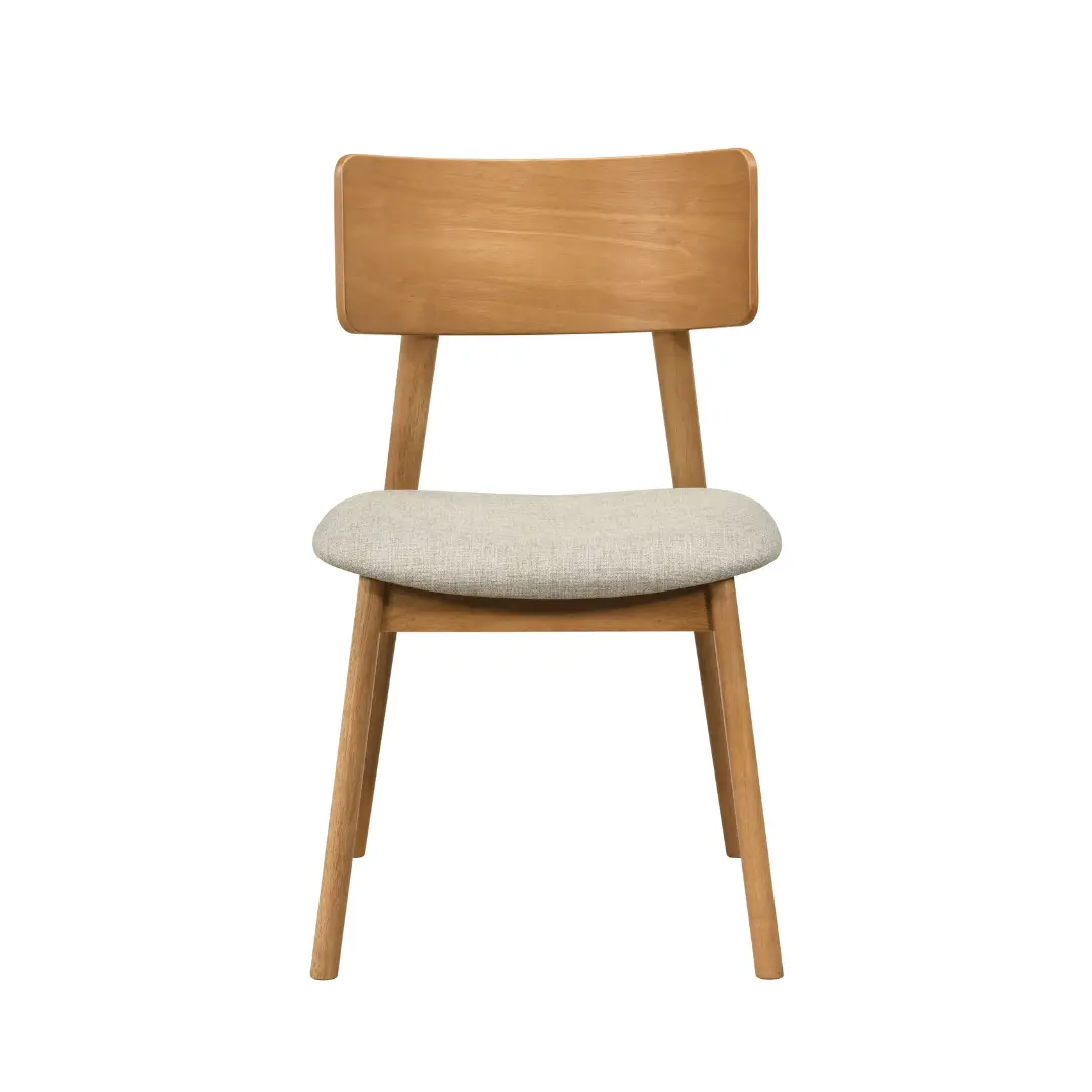 Oak Finish Mid-Century Dining Chair Set Of 2 By Homelegance | U-Trade Furniture Mid-Century Dining Chair Set