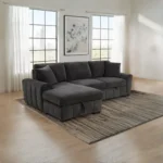 Pastrana Upholstered Sectional Sleeper Sofa By Coaster Furniture - Image 3