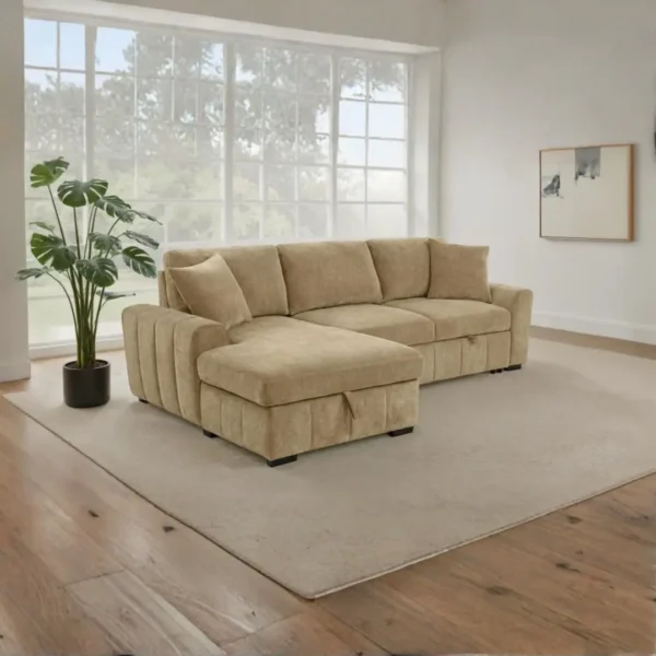 Pastrana Upholstered Sectional Sleeper Sofa By Coaster Furniture - Image 5