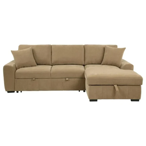 Pastrana Upholstered Sectional Sleeper Sofa By Coaster Furniture - Image 7