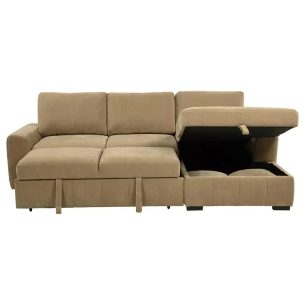 Pastrana Upholstered Sectional Sleeper Sofa By Coaster Furniture - Image 8