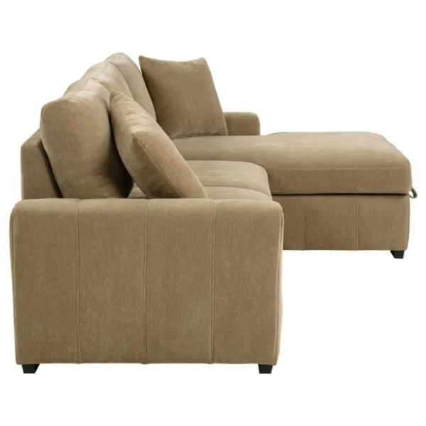 Pastrana Upholstered Sectional Sleeper Sofa By Coaster Furniture - Image 10
