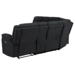 Hagen Sectional Recliner Sofa Steel Grey By Coaster Furniture - Image 7