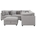 Cambria 6-Piece Grey Sofa Sectional By Coaster Furniture - Image 2