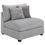 Cambria 6-Piece Grey Sofa Sectional By Coaster Furniture - Image 6