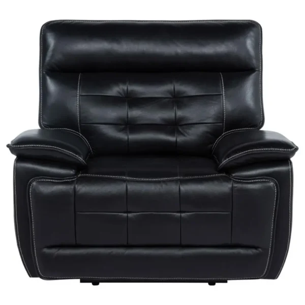 Hewitt Black Dual Power Recliner By Coaster Furniture - Image 3
