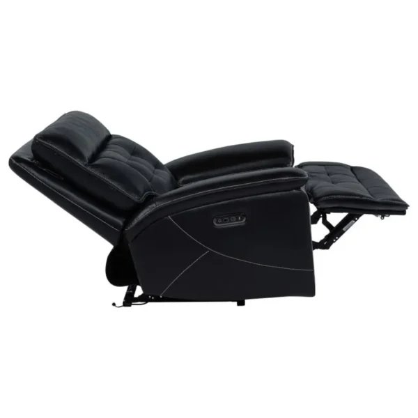 Hewitt Black Dual Power Recliner By Coaster Furniture - Image 5