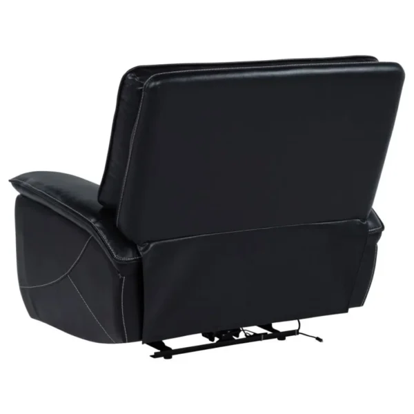 Hewitt Black Dual Power Recliner By Coaster Furniture - Image 4