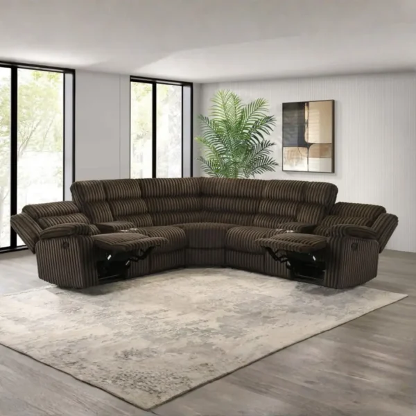Atkinson Sofa Recliner Sectional By Coaster Furniture - Image 4