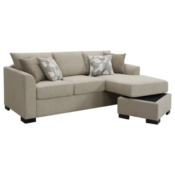 Storey Sleeper Sectional Sofa By Coaster Furniture - Image 9