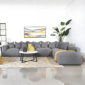 Jennifer Sectional L Shaped Sofa By Coaster Furniture