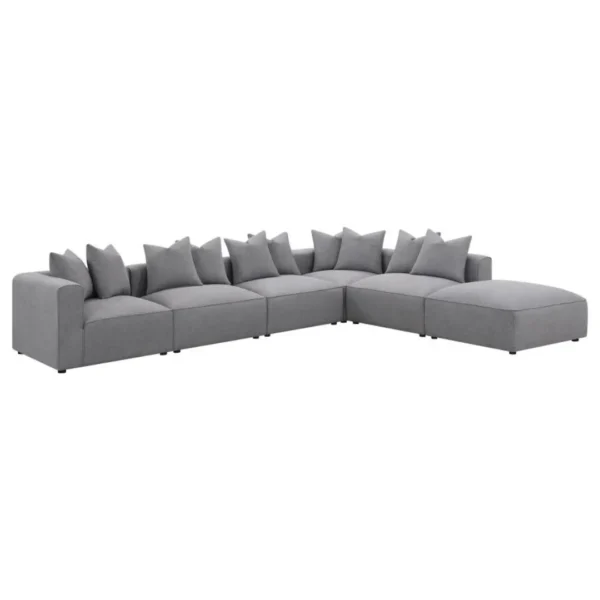 Jennifer Sectional L Shaped Sofa By Coaster Furniture - Image 3