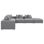 Jennifer Sectional L Shaped Sofa By Coaster Furniture - Image 4