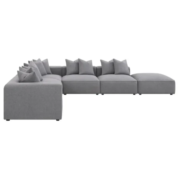 Jennifer Sectional L Shaped Sofa By Coaster Furniture - Image 4