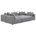 Jennifer Sectional L Shaped Sofa By Coaster Furniture - Image 5
