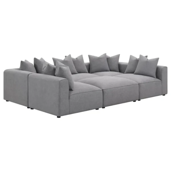 Jennifer Sectional L Shaped Sofa By Coaster Furniture - Image 5